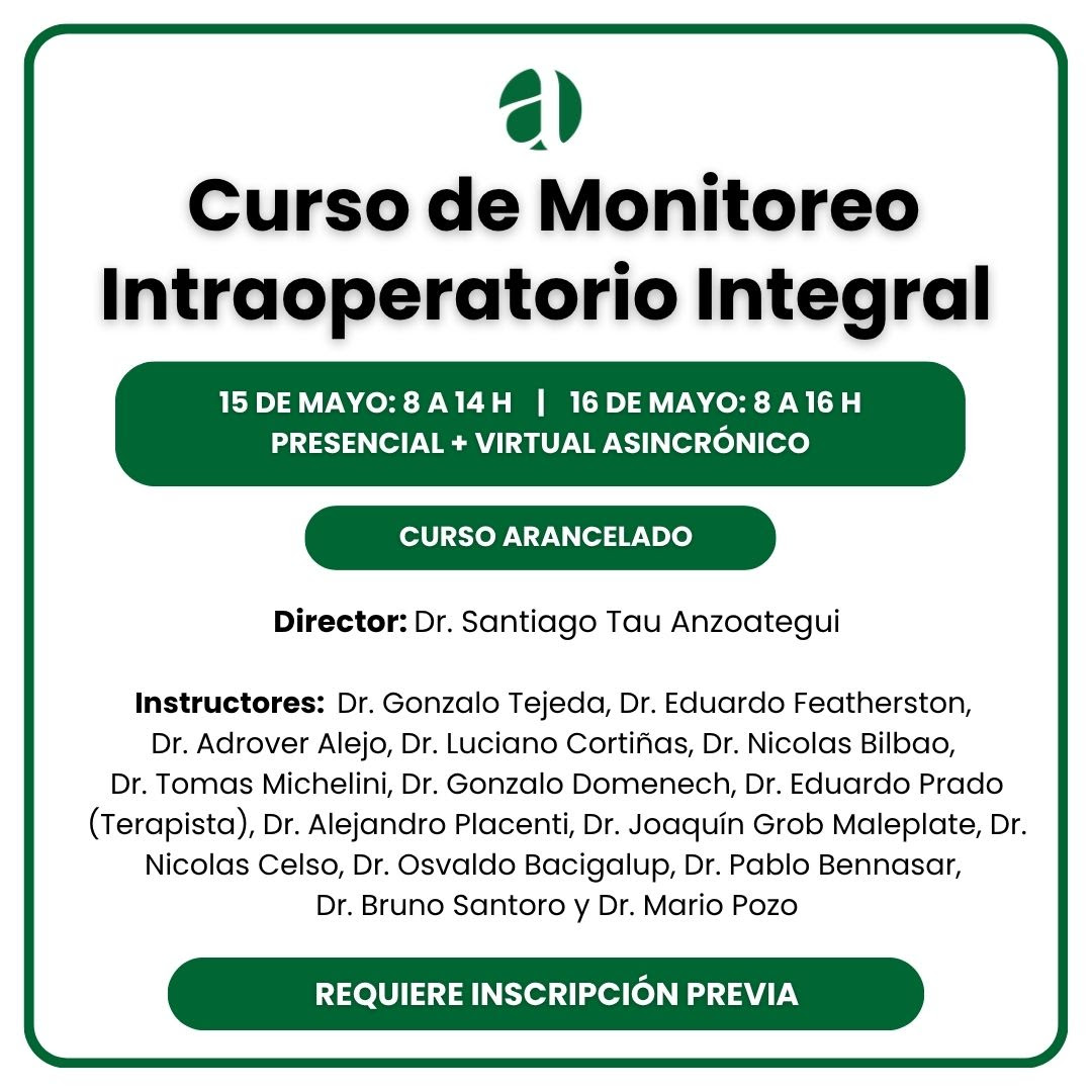 Monitoreo Intraoperatorio Integral